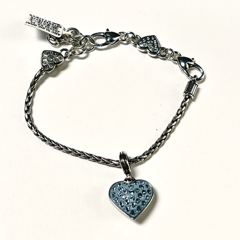 NWT — ABC Slide bracelet with Cupid's Kiss Charm
